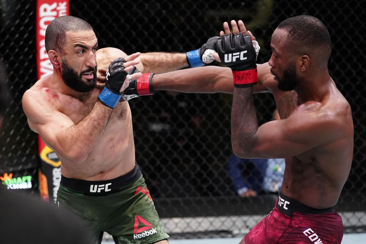 UFC Vegas 21: Leon Edwards vs Belal Muhammad a fost oprit de doctori! (VIDEO)