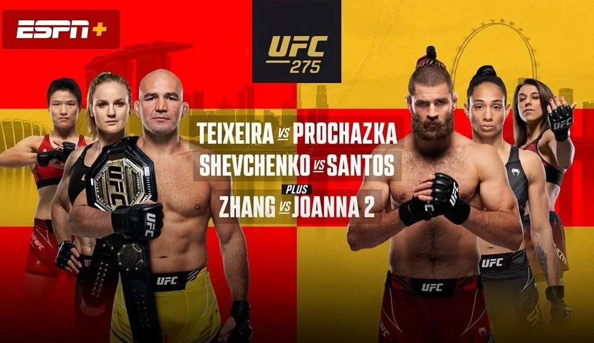 Urmeaza UFC 275: Glover Teixeira vs Jiří Procházka / Valentina Shevchenko vs Taila Santos (VIDEO)