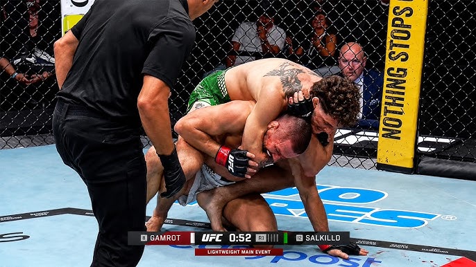 Vezi toate fazele de KO si submisiile reusite la gala UFC Fight Night: Mateusz Gamrot vs Quillan Salkilld! (VIDEO)