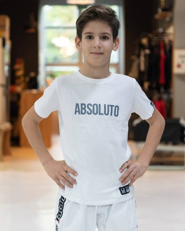 t-shirt kids white Absoluto-81